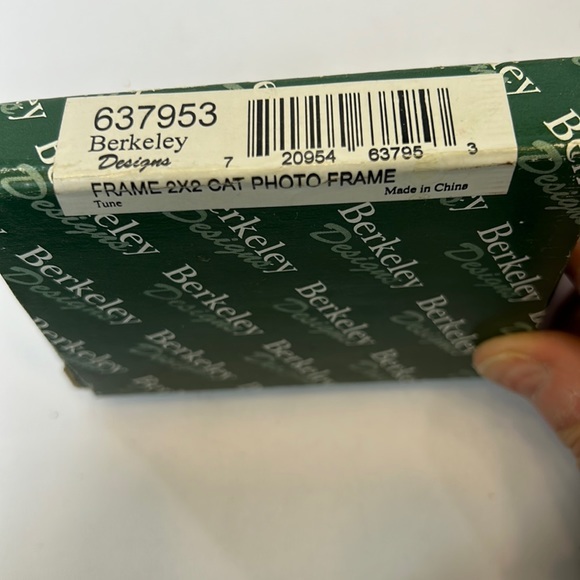 Berkeley Designs Cat Photo Frame-NIB - Picture 7 of 8